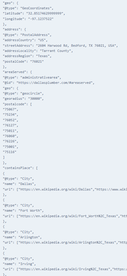 geo radius schema for local seo